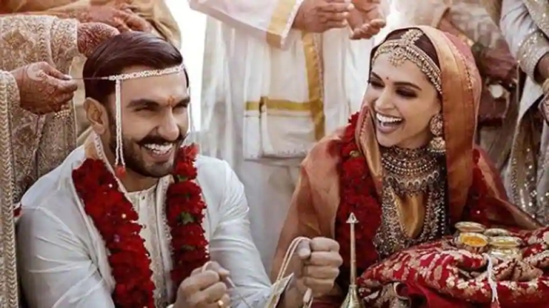 Deepika Padukone Ranveer Singh DeepVeer wedding marriage gown dress party lake como wedding venue guests family sindhi wedding konkani wedding sbyasachi bride makeup rituals secrets bollywood couple marriage