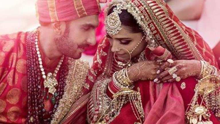 Deepika Padukone Ranveer Singh DeepVeer wedding marriage gown dress party lake como wedding venue guests family sindhi wedding konkani wedding sbyasachi bride makeup rituals secrets bollywood couple marriage