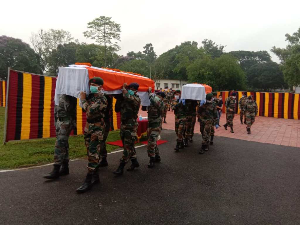 Lt colonel Robert TA, North Sikkim Avalanche rescue snow clearining indian army officer sapper  wreath laying pictures cadet training wing MCEME martyred sacrificed family manipur maram naga community soldier 