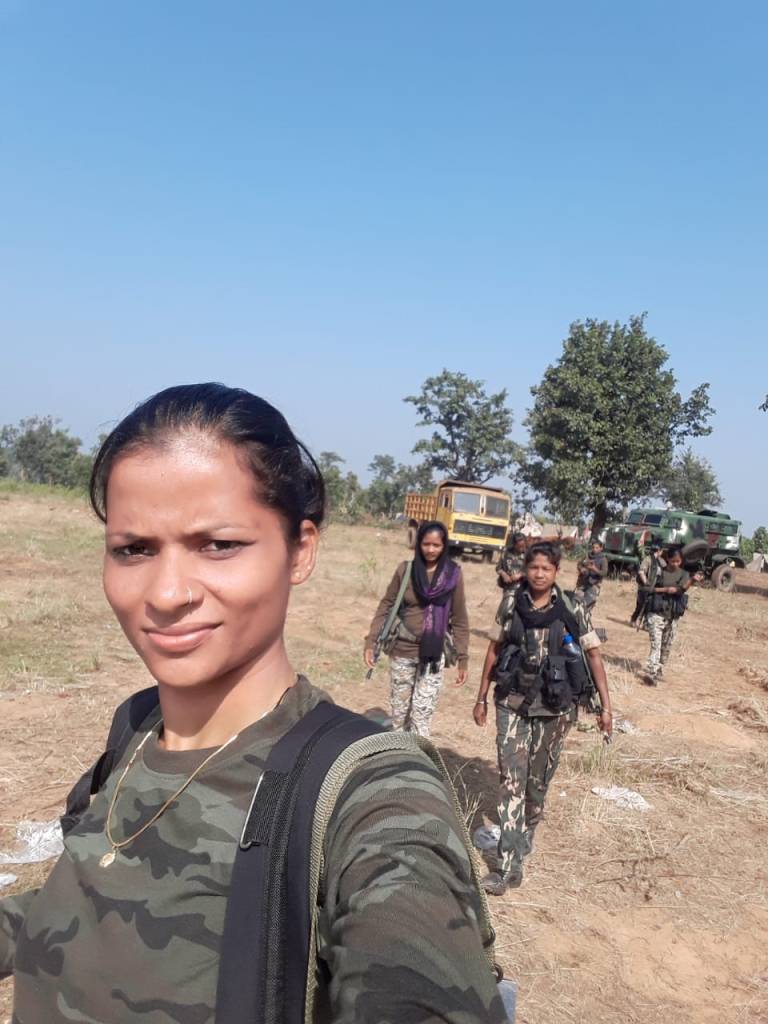 sunaina patel, DRG Chattishgarh, Danteshwari fighters commando naxal naxalite woman empowerment safoora zargar pregnant commando woman fighter India police constable ANI