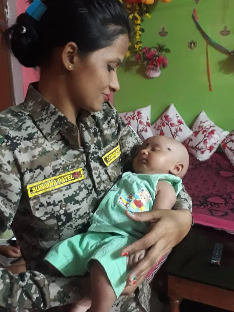 sunaina patel Chhattisgarh  DRG police force Danteshwari fighter pregnant commando woman empowerment SP Abhishek Pallav women constable feminism India empowerment