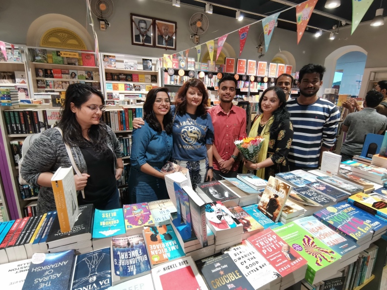 book event book signing event westland books swapnil pandey love story of a commando soldier's girl blossom book house,bookworm bookstore sapna bengaluru higginbotham best bookstore must visit top 5 top 10 iconic legendary bangalore books on discount paperback book lover reader author crossword landmark india indian booksigning library second hand book available used books rare books history books comics magazines travel guide children section non fiction genre church street bookstore MG road book heaven book lovers readers book worm higginbotahm bookhive gangaram iconic bookstalls