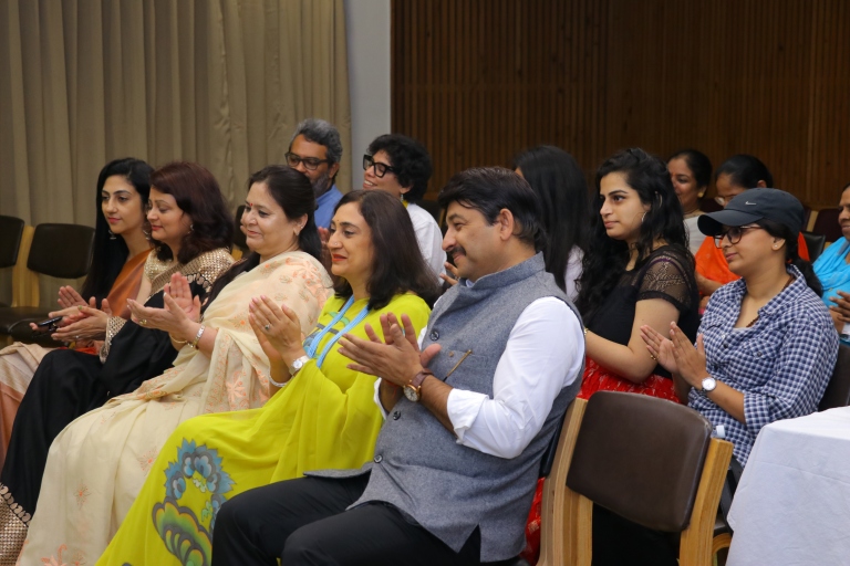 book launch Manoj Tiwari Madhulika Rawat awwa president