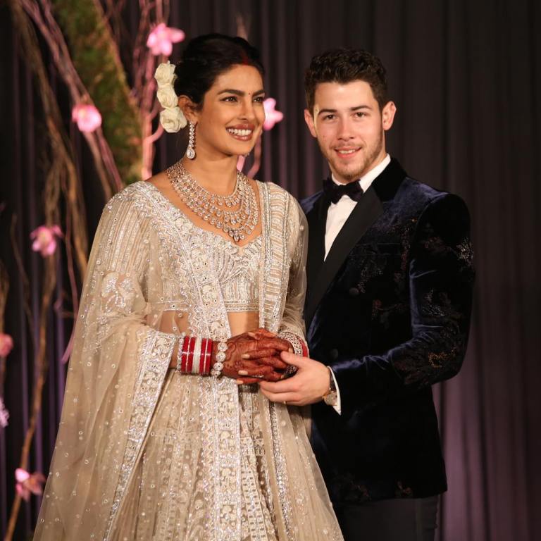 Nickyanka christain ceremony hindu ceremony Ralph Lauren bride groom season Priyanka Chopra Nick Jonas wedding marriage jodhour bollywood Hollywood gown designer party guest wedding dress royal wedding